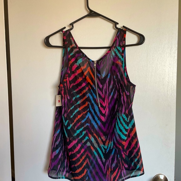 ASOS Animal Print Sleeveless Top - Size S - Picture 4 of 8